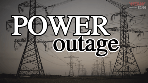 outage power station thursday morning college wtaw residents nearly experienced lasting businesses hours four
