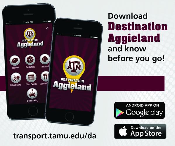 Award Winning Destination Aggieland App: New and Improved — Texas A&M  Transportation Institute