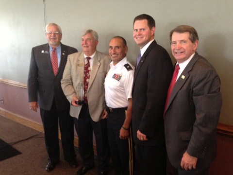 (L-R) Scott Simpson, John Happ, Joe Ramirez, Brian Bowers, and Royce Hickman.