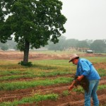 Photo of farmer courtesy of Chad Murphy with Millican Reserve