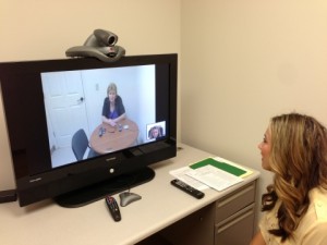 Image of Telehealth clinic courtesy of Texas A&M Rural Public Health