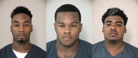 L-R Victor Chapman, Devante Hudson, Devin Conrad. Courtesy of CSPD