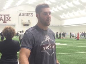 (QB Trevor Knight speaks with the media)