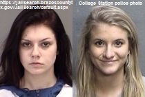 College Station Women Arrested For Armed Robbery And Filing A False ...