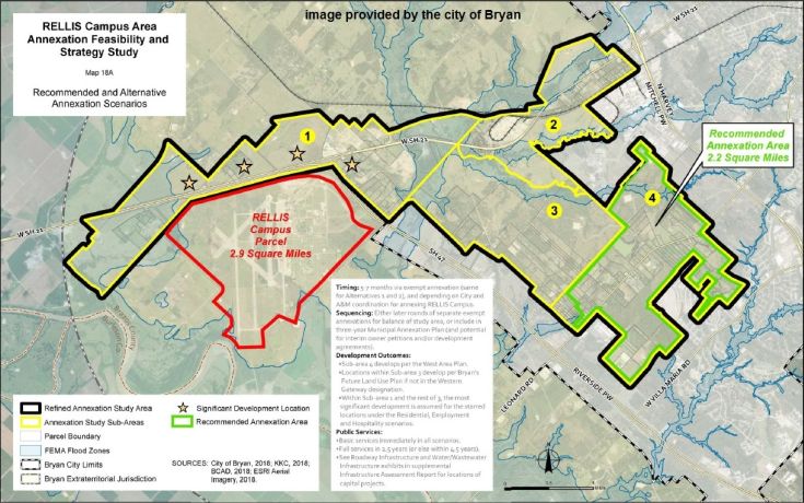 Bryan Council Receives Westside Annexation Recommendations - WTAW ...