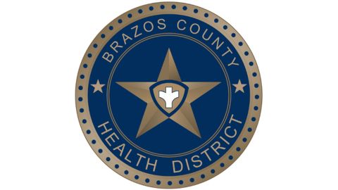 Brazos County health district logo from the Twitter account @BrazosCoHD.