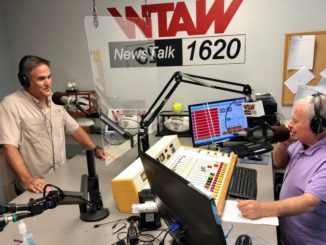 David Schmitz visiting with Scott DeLucia on WTAW's The Infomaniacs, July 24, 2020.