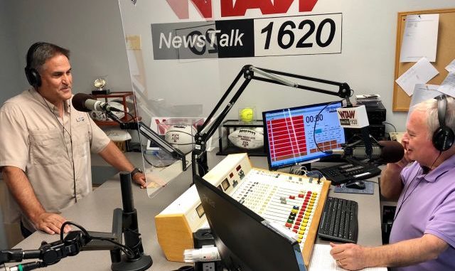 David Schmitz visiting with Scott DeLucia on WTAW's The Infomaniacs, July 24, 2020.