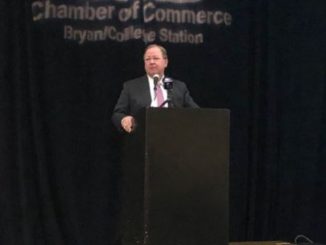 Congressman Bill Flores speaking at the Bryan/College Station chamber of commerce economic outlook briefing, August 26 2020.