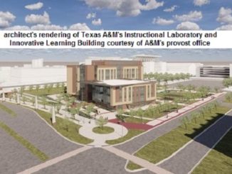 Architect's rendering of Texas A&M's Instructional Laboratory and Innovative Learning Building courtesy of A&M's provost office.