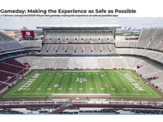 Screen shot from https://12thman.com/sports/2020/8/18/kyle-field-gameday-making-the-experience-as-safe-as-possible.aspx