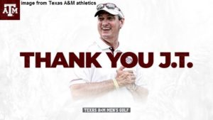 Image of J.T. Higgins from Texas A&M athletics.