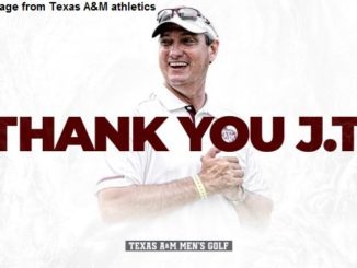 Image of J.T. Higgins from Texas A&M athletics.