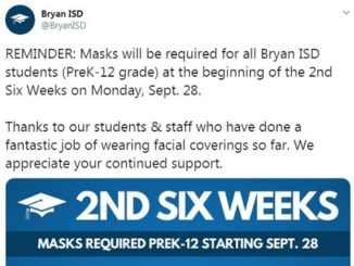 Screen shot from the Bryan ISD Twitter account.