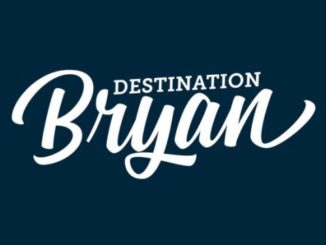 Destination Bryan logo presented during the September 8, 2020 Bryan city council meeting.