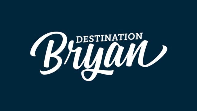 Destination Bryan logo presented during the September 8, 2020 Bryan city council meeting.