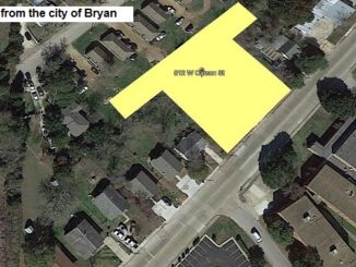 Image from the city of Bryan showing the location of the land purchased during the December 22, 2020 city council meeting.