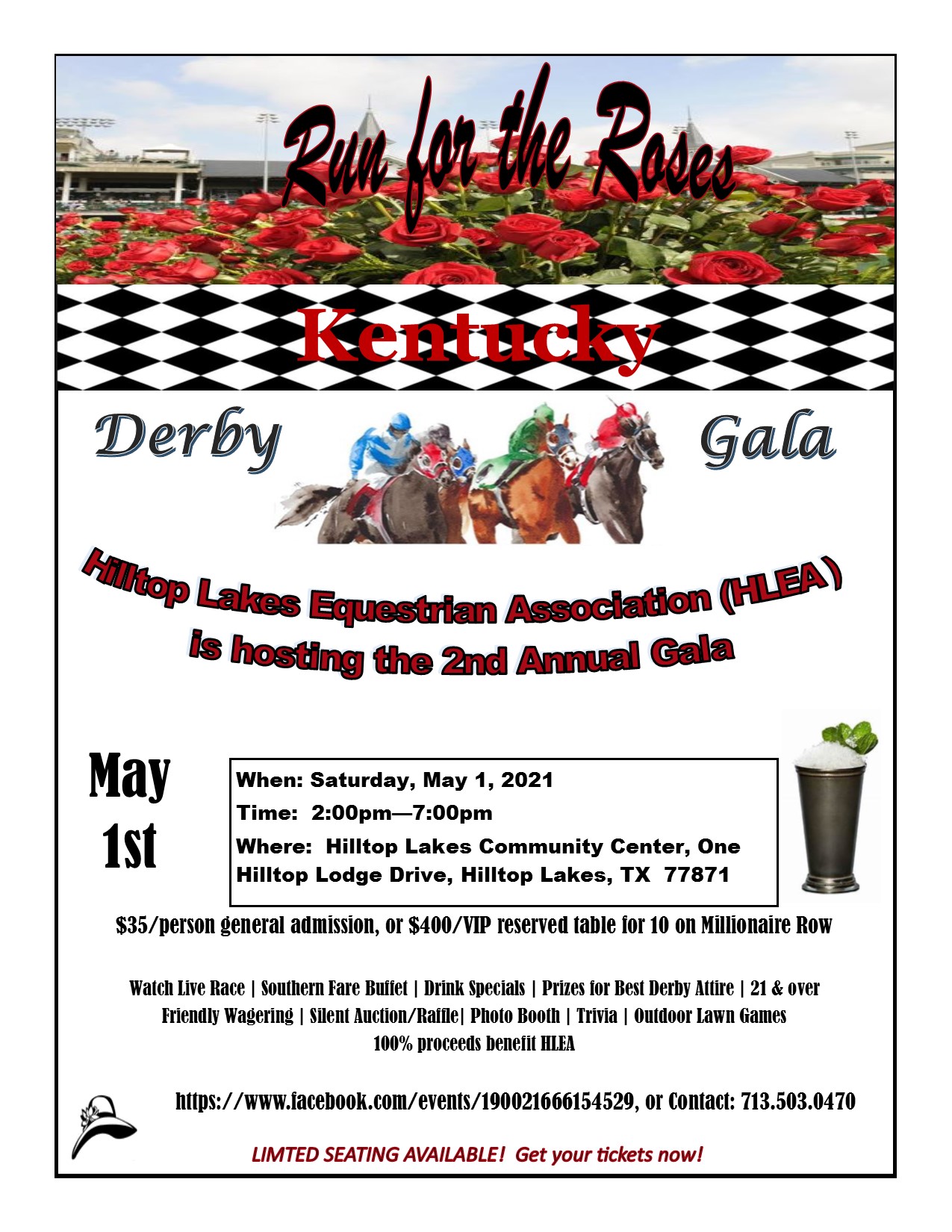 Hilltop Lakes Equestrian Association (HLEA) - 2nd Annual ...