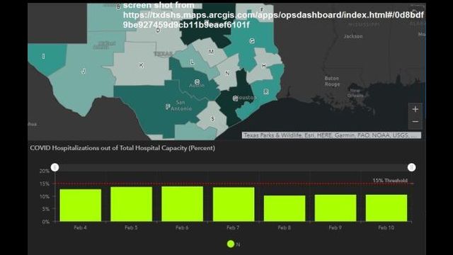 Screen shot from https://txdshs.maps.arcgis.com/apps/opsdashboard/index.html#/0d8bdf9be927459d9cb11b9eaef6101f