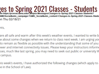 Screen shot from https://provost.tamu.edu/Campus-Messages/Changes-to-Spring-2021-Classes-Students?utm_source=TAMUSocial&utm_campaign=TAMU_Social&utm_content=Changes-to-Spring-2021-Classes-Students