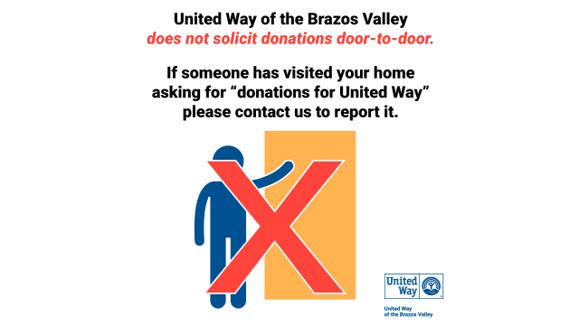 Image from the United Way of the Brazos Valley's Twitter account, March 22 2021.