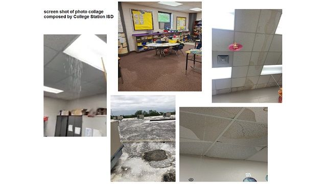 Screen shot of photo collage from College Station ISD.