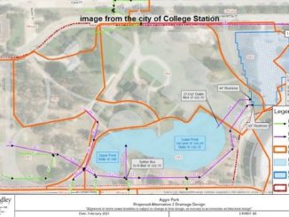 Image of the Aggie Park project from the city of College Station.