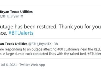 Screen shot from BTU's Twitter account.