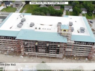 Image of the new College Station city hall from the city of College Station.