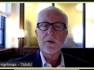 Screen shot from Greg Hartman's visit with local reporters on August 31, 2021.