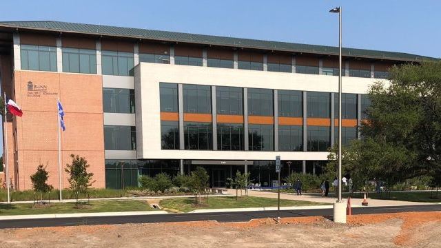 Blinn College's Walter C. Schwartz building at the RELLIS campus, August 23, 2018.
