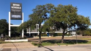 The former Bryan ISD administration building after being purchased by Brazos County. Photo taken November 1, 2021.