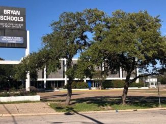 The former Bryan ISD administration building after being purchased by Brazos County. Photo taken November 1, 2021.