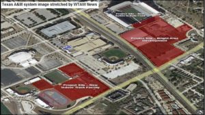 Texas A&M system image stretched by WTAW News.