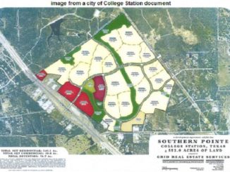 Image from the city of College Station of the Southern Pointe development.