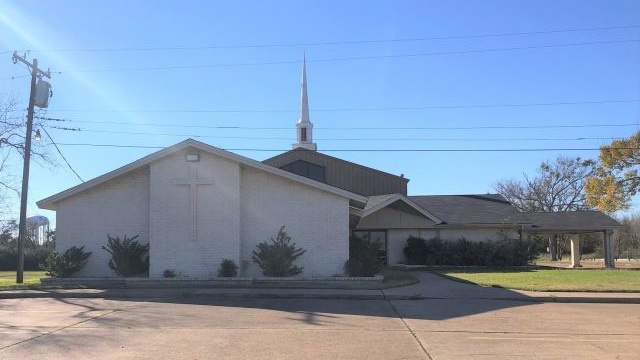 Photo taken December 21, 2021 of the former Rivergate Church, now owned by Blinn College, and scheduled for demolition in 2022.