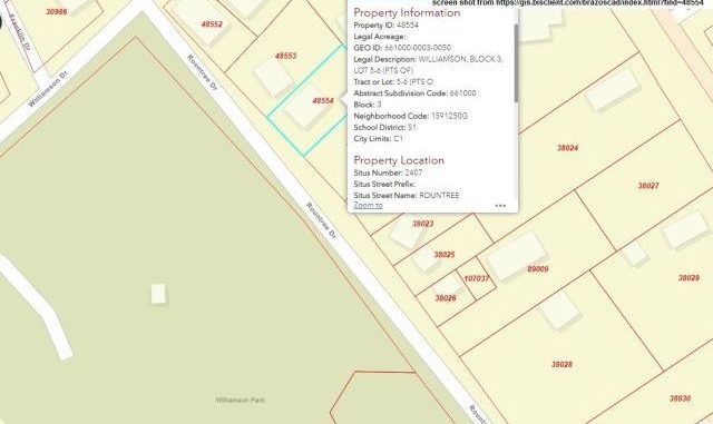 Screen shot from https://gis.bisclient.com/brazoscad/index.html?find=48554