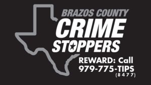 Screen shot from a Brazos County Crime Stoppers news release.