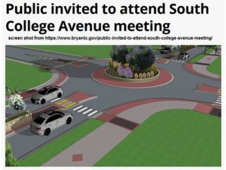 Screen shot from https://www.bryantx.gov/public-invited-to-attend-south-college-avenue-meeting/