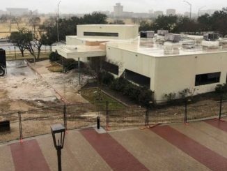 Photo of the former College Station city hall from the city of College Station.