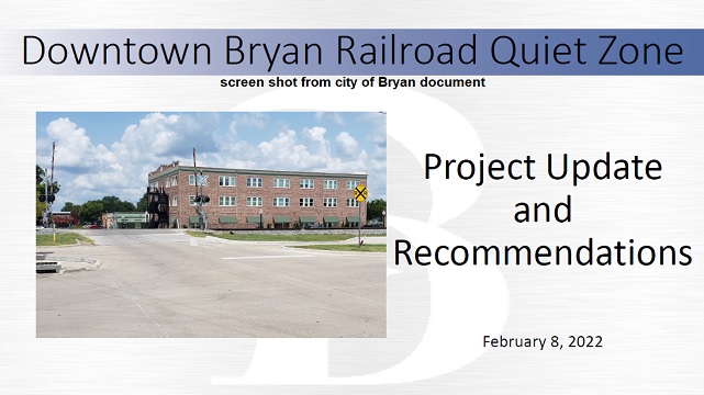 Screen shot from a city of Bryan document.