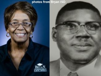 Photos of (L-R) Ruby Haliburton and O.W. Sadberry Sr. from Bryan ISD.