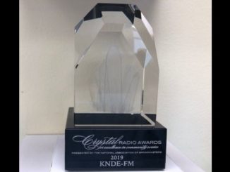 Candy 95's 2019 Crystal Award from the National Association of Broadcasters.