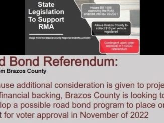 Screen shots of images from the Brazos County regional mobility authority and Brazos County.