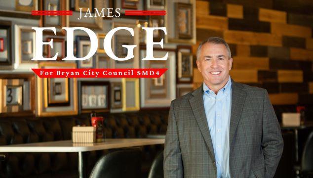 Image from the Facebook page James Edge for Bryan City Council SMD4