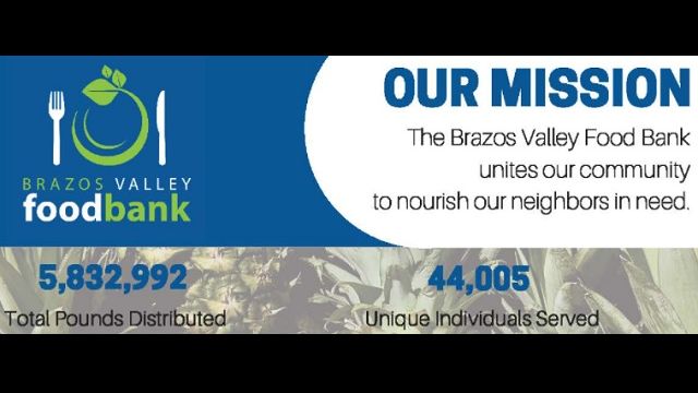 Screen shot from a Brazos Valley Food Bank e-mail.