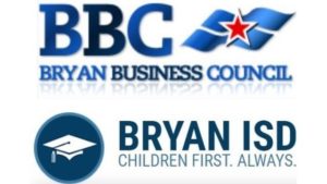 Screen shots of images from the city of Bryan and Bryan ISD websites.