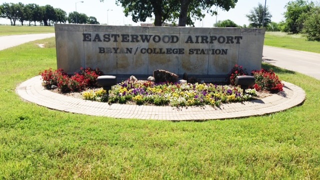 Entrance to Easterwood Airport, April 29, 2015.