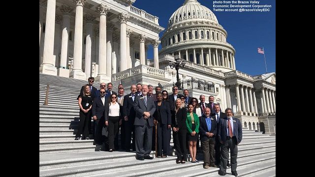 Photo courtesy of the Brazos Valley economic development corporation of the Bryan/College Station chamber of commerce delegation to Washington, D.C.