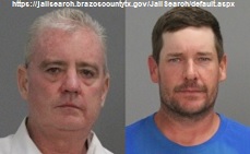 Photos of (L-R) Andrew Bush and Derek Ryan Anderson from https://jailsearch.brazoscountytx.gov/JailSearch/default.aspx